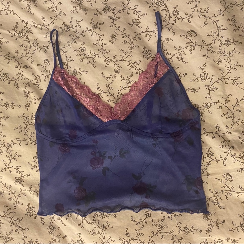 Motel rocks Yenika lilac top